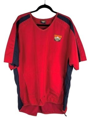 Cooperstown‎ Dreams Park Men's Authentic Red Baseball Nylon Shirt Size XL